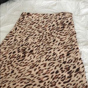 Leopard Midi Skirt